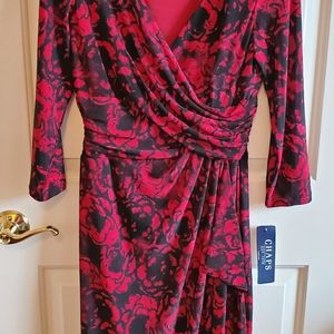 S Faux Wrap Dress